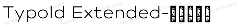 Typold Extended字体转换